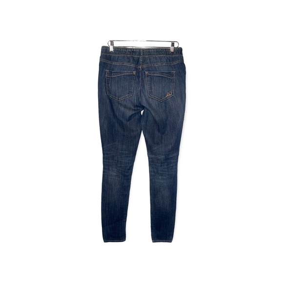 EXPRESS Distressed Pull On Mid Rise Jean Legging 6L - Picture 10 of 13